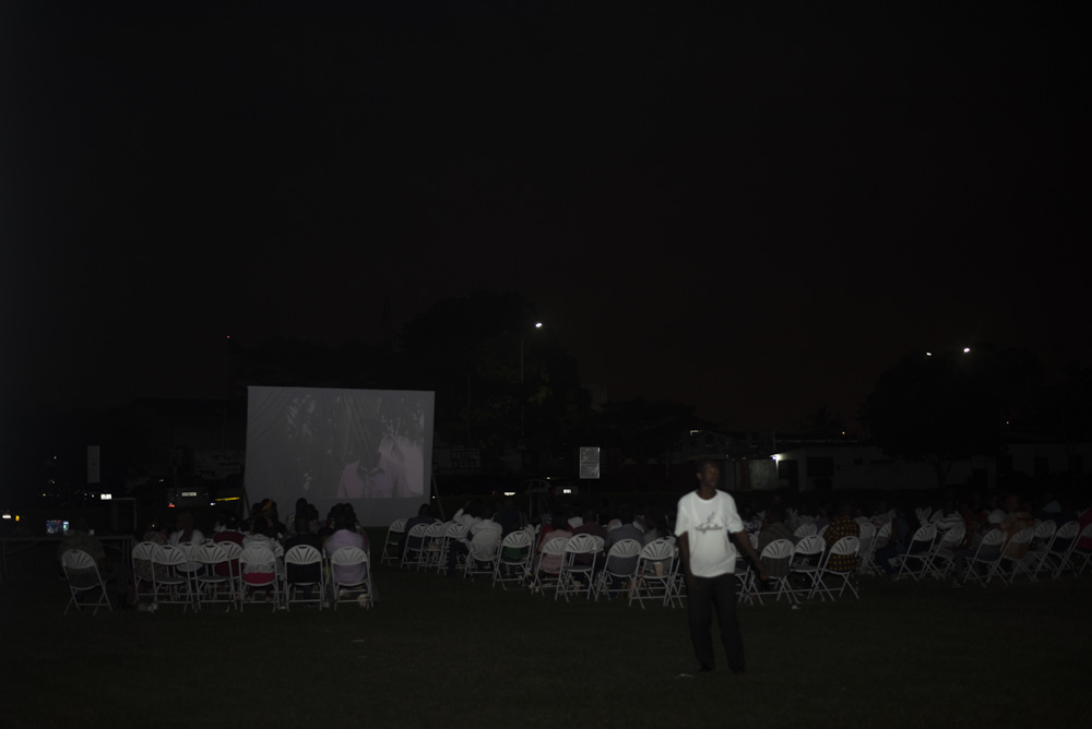 Artists of Revolution team and guests at KWEIBA premiere