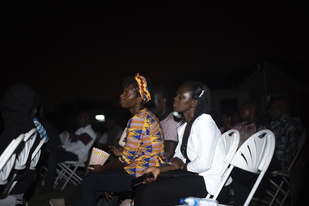 Film enthusiasts at KWEIBA screening event in Accra